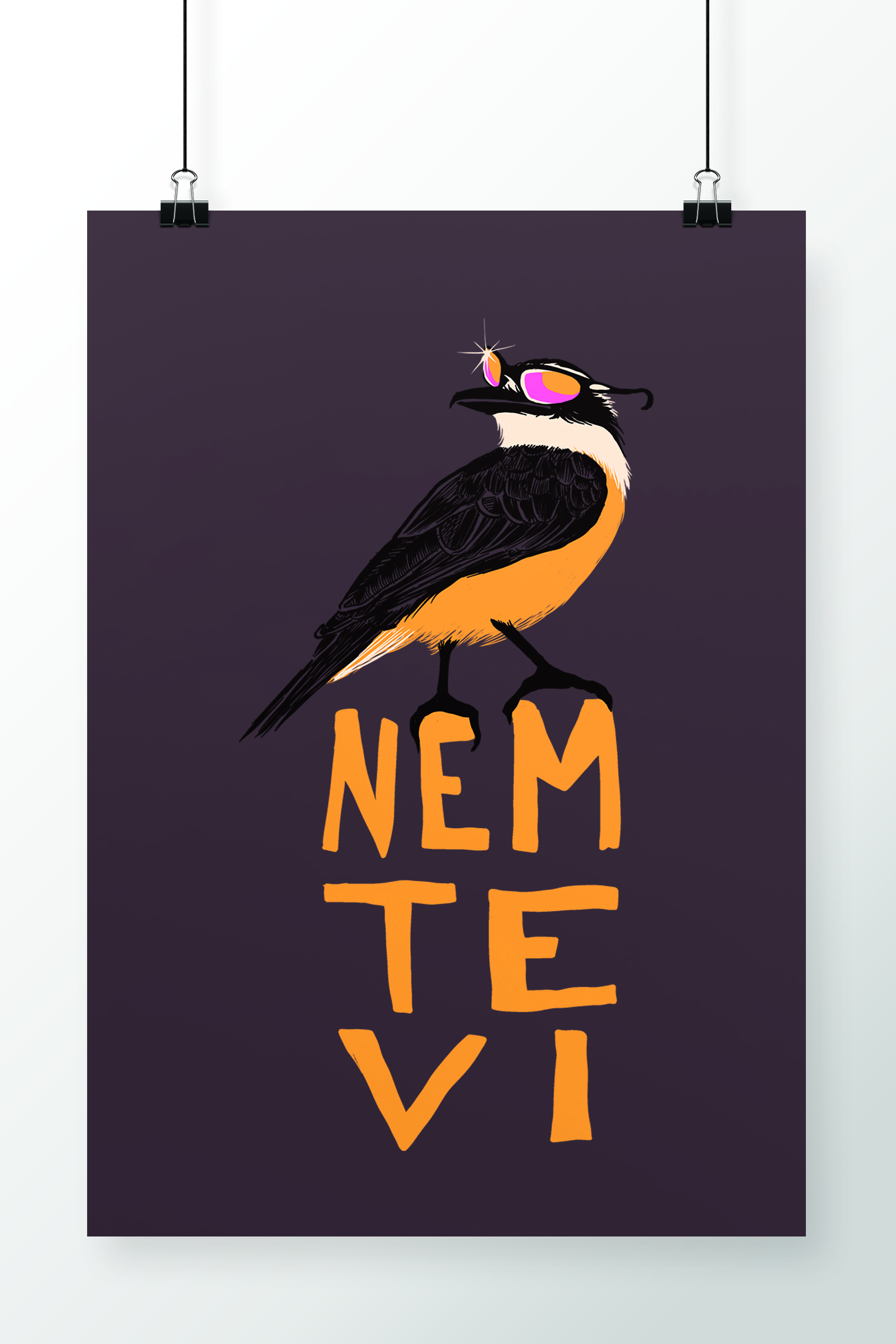 Poster Nem Te Vi - Bem-te-vi na Chico Rei