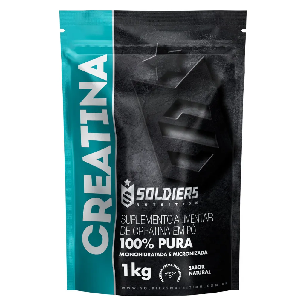 Creatina 1kg - Soldiers Nutrition 100% Pura