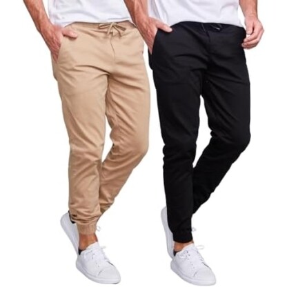 Kit 2 Calça Jeans Masculina Jogger Com Punho