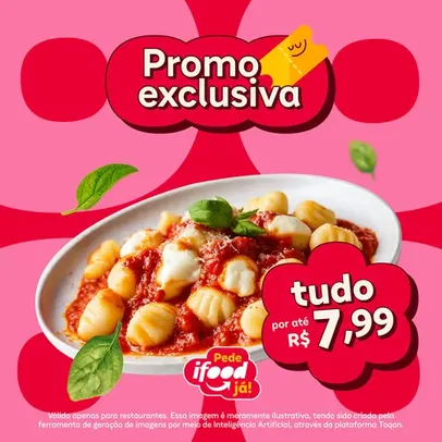 [REGIONAL] TUDO POR ATÉ R$7.99 NO IFOOD