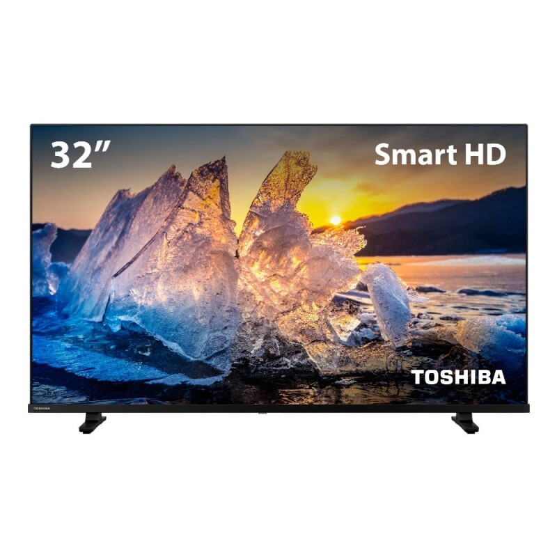 Smart TV 32" Toshiba DLED HD VIDAA 2 HDMI 2 USB com Wifi e Comando de Voz - TB020M