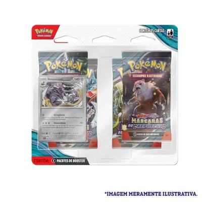 [2 unid.] Blister Quadruplo Pokémon TCG Revavroom Escarlate E Violeta 6 Mascaras De Crepúsculo