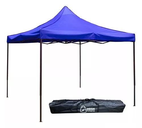 Tenda Gazebo Dobrável Impermeável 3x3m Mega Compras