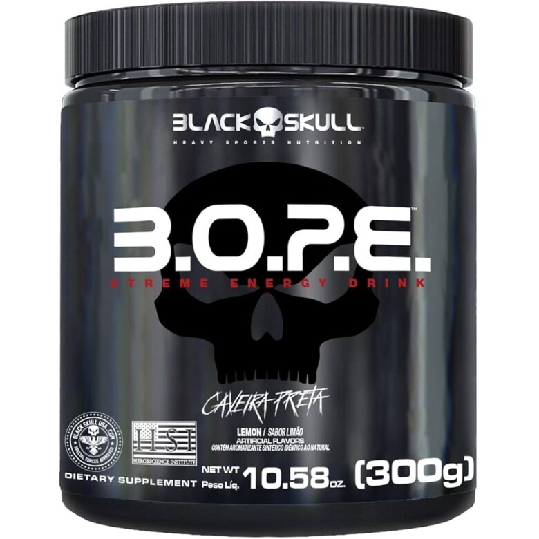 Pré Treino Black Skull B.O.P.E - 300g