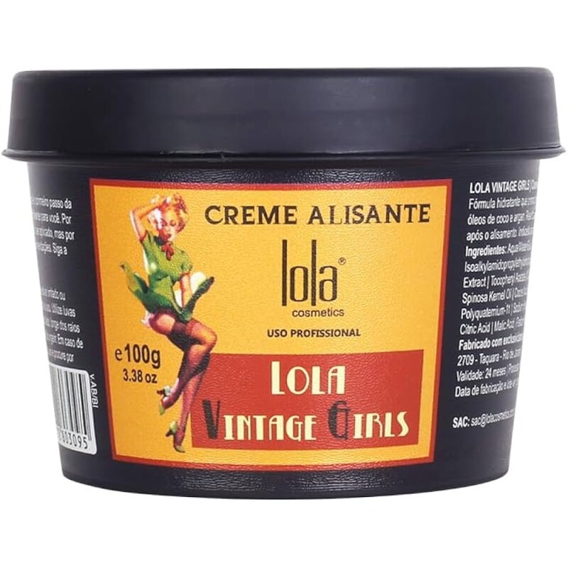 Lola Cosmetics Creme Alinsante Hair Vintage Girl 100 G