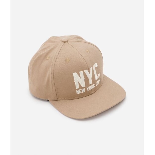 Boné Aba Reta em Sarja com Bordado NYC
