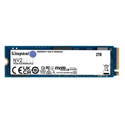 [App] SSD Kingston NV2 2 TB, M.2 2280 PCIe, NVMe, Leitura: 3500 MB/s e Gravação: 2800 MB/s - SNV2S/2000G