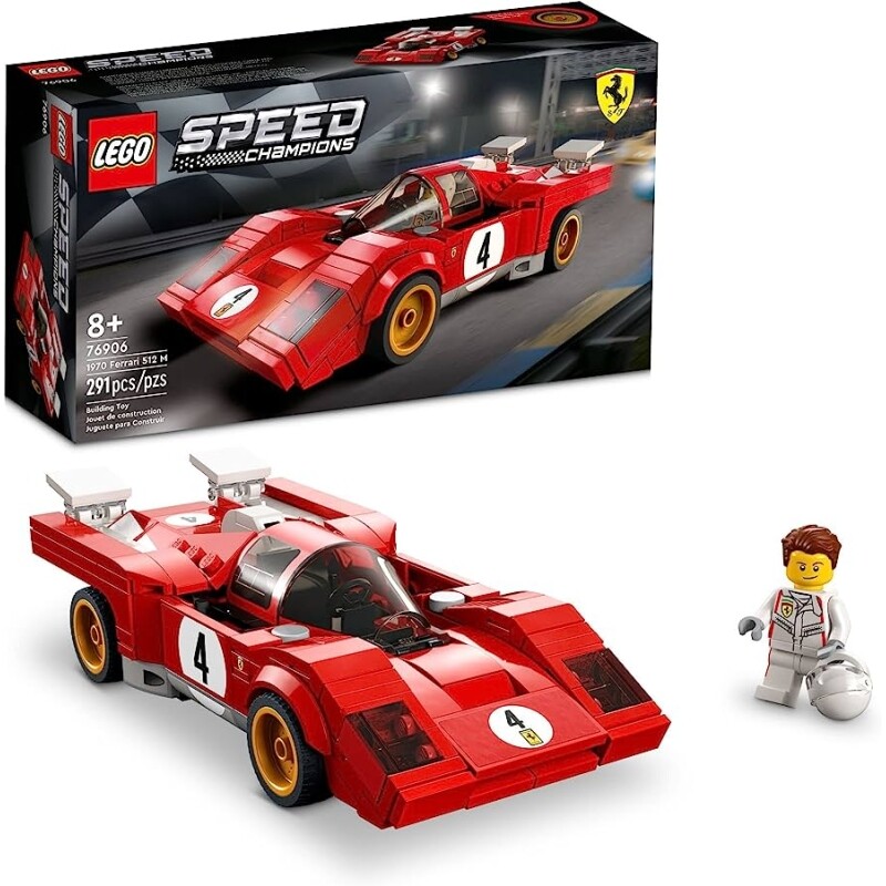 LEGO Speed Champions 1970 Ferrari 512 M; Kit de Construção (291 peças)