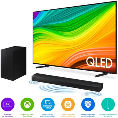 [APP] COMBO: Samsung Smart TV 50 QLED 4K 50Q60D 2024 + Soundbar HW-B550/ZD