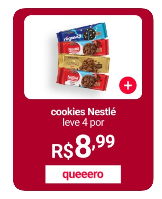 (LEVE 4) Cookies Nestlé Negresco