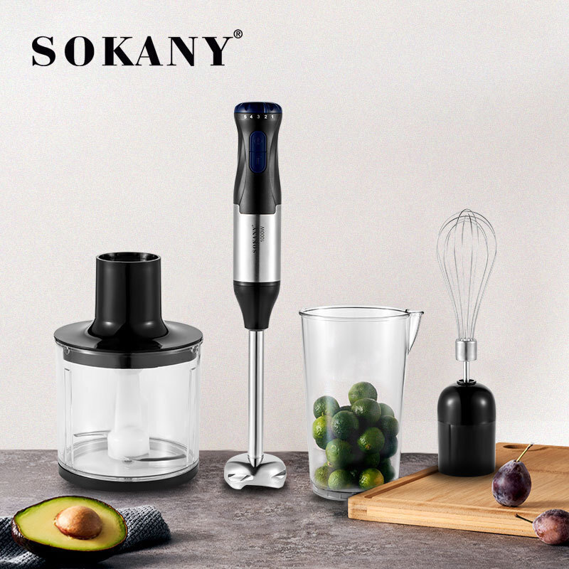 [R$ 106,61 MOEDAS/GPay/TX INCLUSA/APP] Mixer Sokany 4 em 1, 1000W.