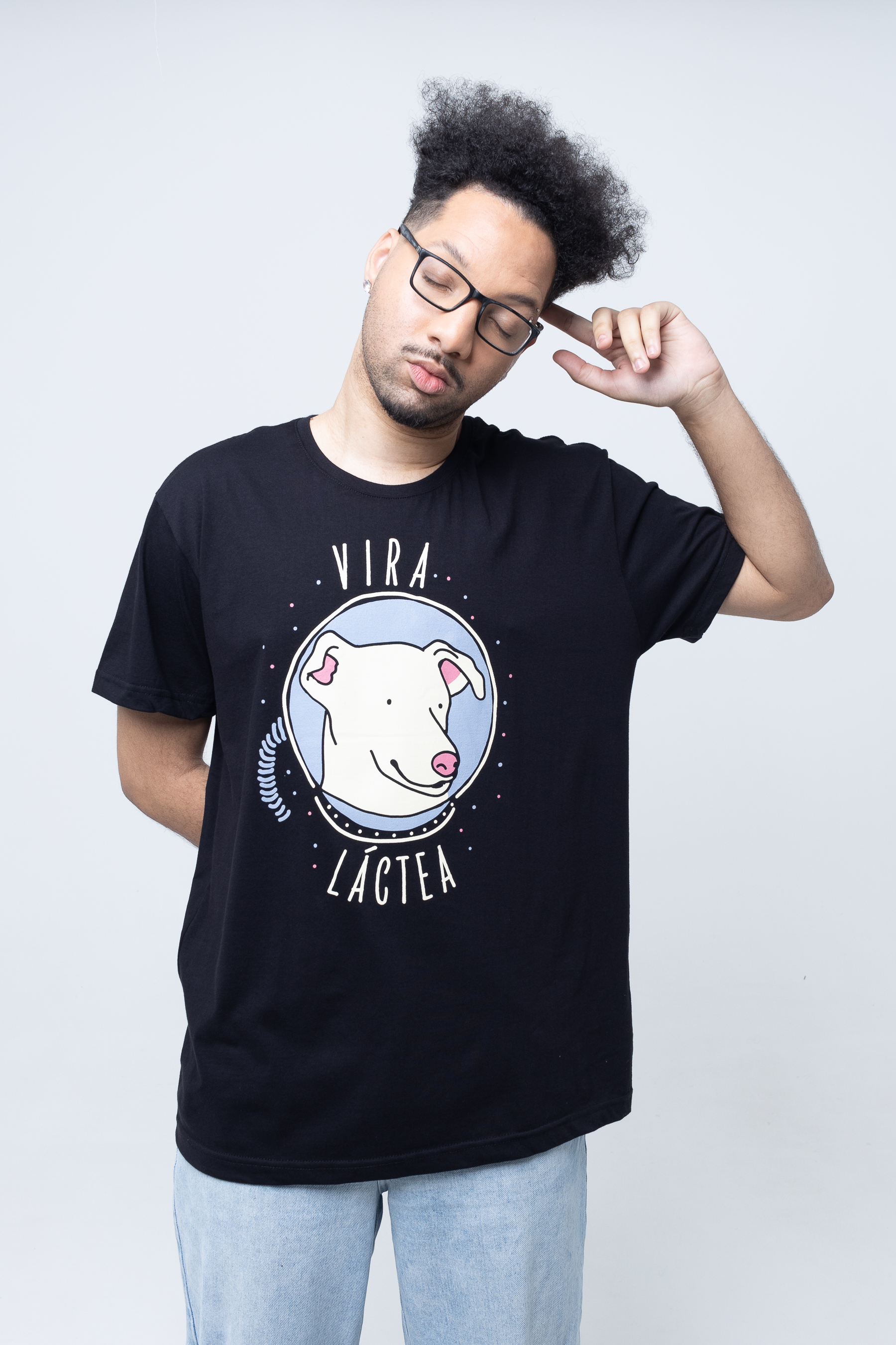 Camiseta Vira Láctea Chico Rei - Unissex