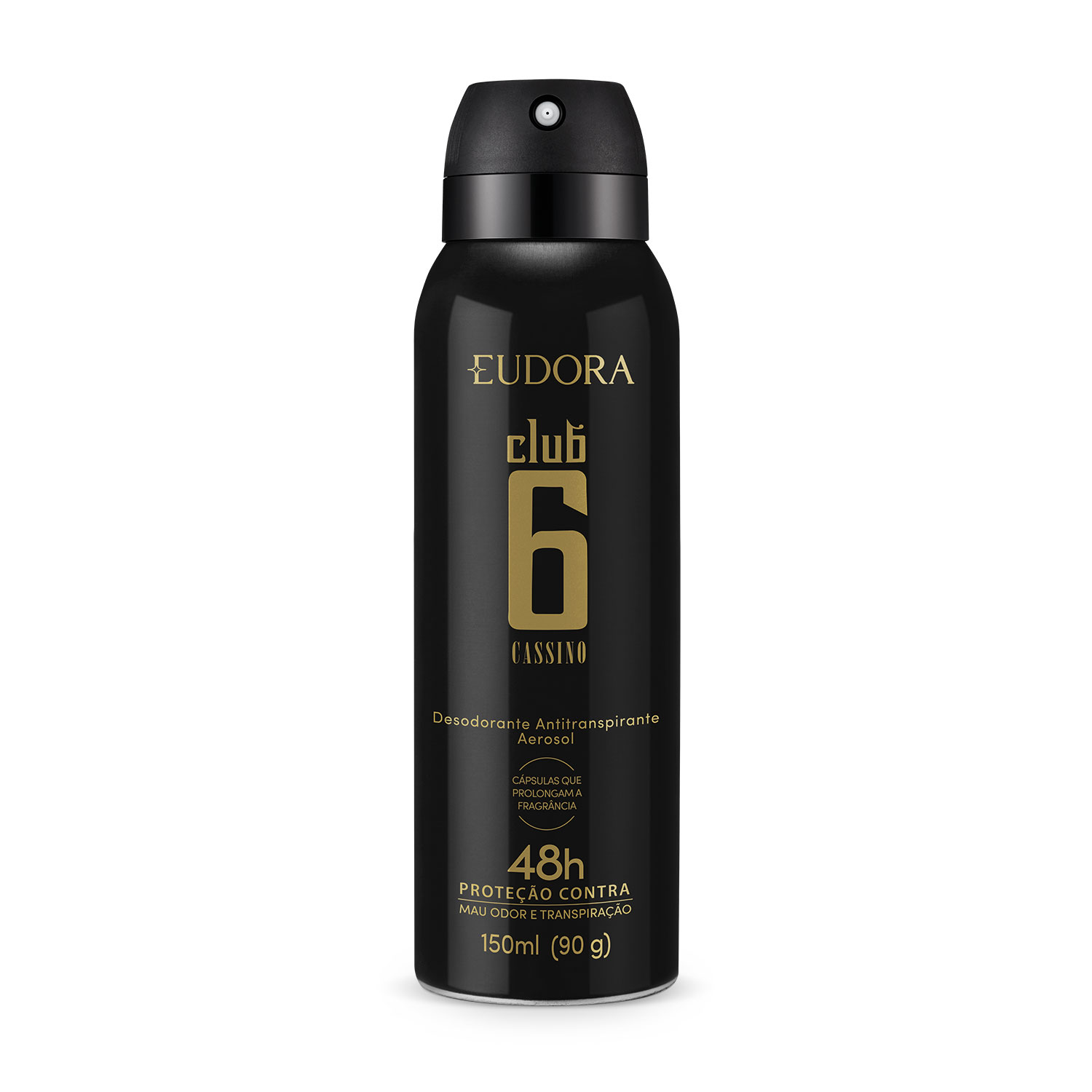 Desodorante Antitranspirante Eudora Club 6 Cassino - 150ml