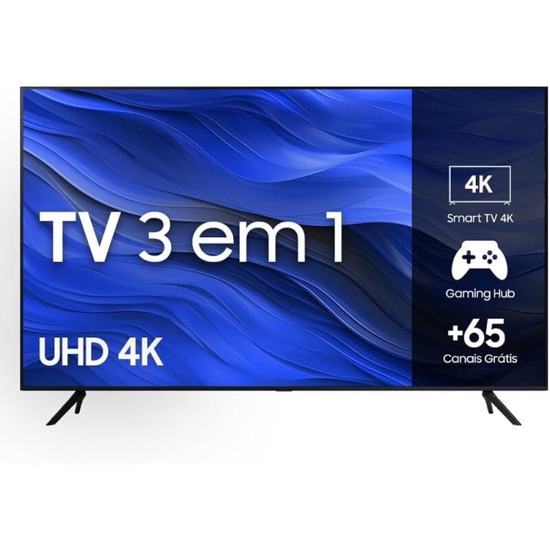 Samsung Smart TV 58" UHD 4K 58CU7700 Processador Crystal 4K Gaming Hub