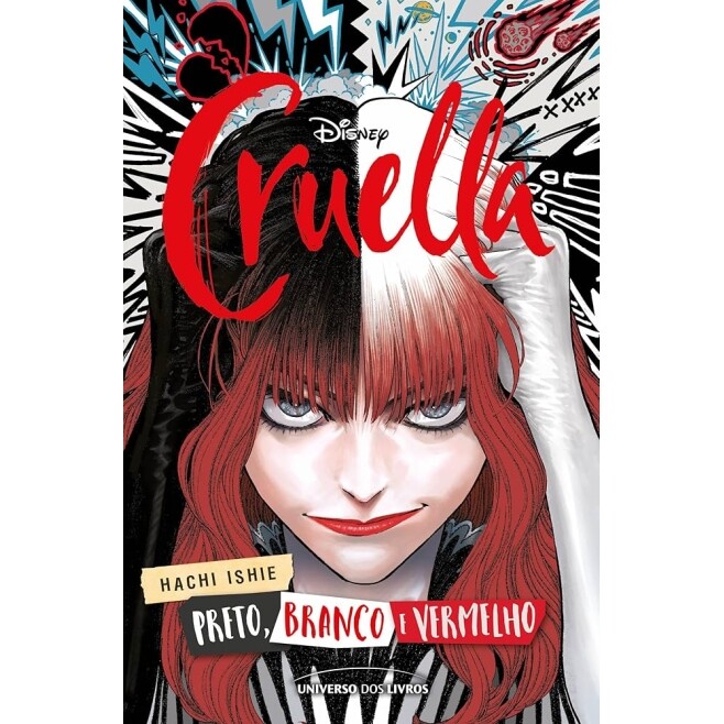 HQ Cruella: Preto, Branco, Vermelho - Hachi Ishie