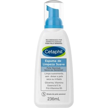 Cetaphil Espuma De Limpeza Facial Suave 236ml