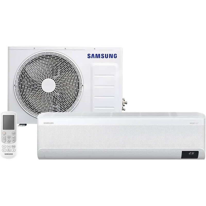 Samsung Ar-condicionado Split Inverter WindFree Connect Sem Vento 18.000 BTUs Quente e Frio AR18BSEAAWKNAZ - 220V