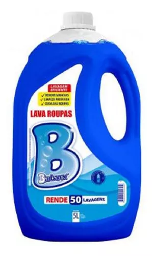 Sabão líquido Barbarex Lava Roupas Blue galão 5L