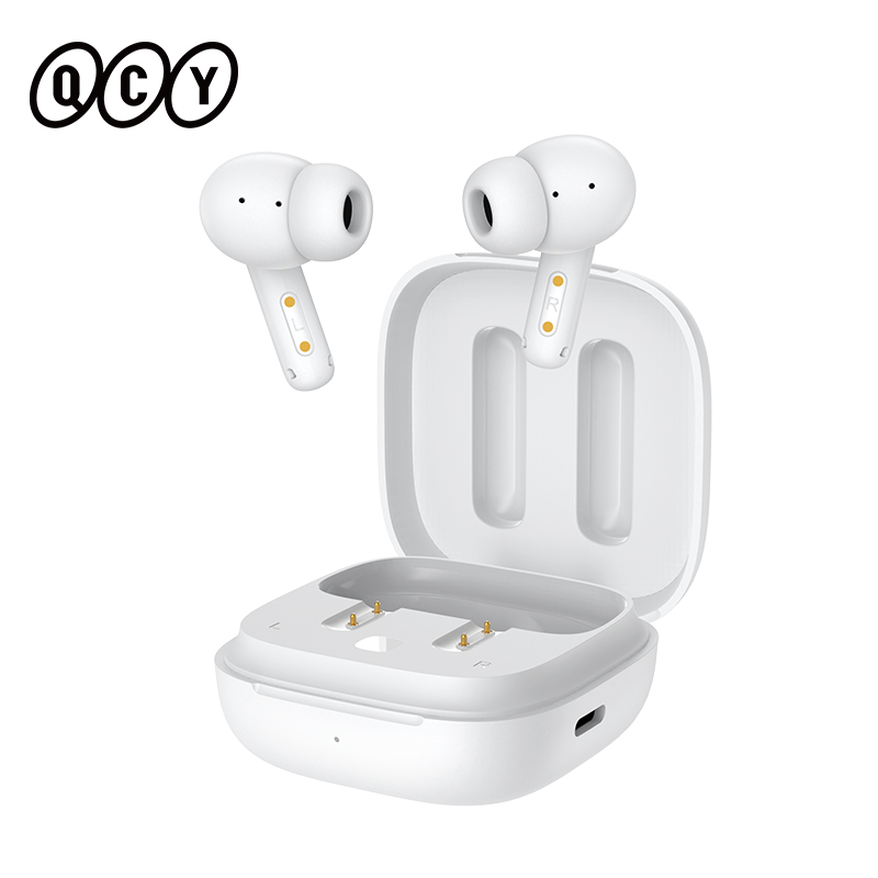 [R$83 Moedas/ Taxa Inclusa] QCY-T13 ANC fone de ouvido 5.3 Earbuds, cancelamento de ruído ativo, carga rápida, 0,068 'baixa latência, 28dB