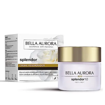 Bella Aurora - Creme Facial Noturno Anti-Idade e Antirrugas 50+ Anos - Creme Facial Hidratante com FPS 20