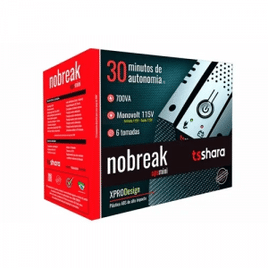 Nobreak TS Shara UPS XPro Mini Semi Senoidal 700VA Monovolt - 4542