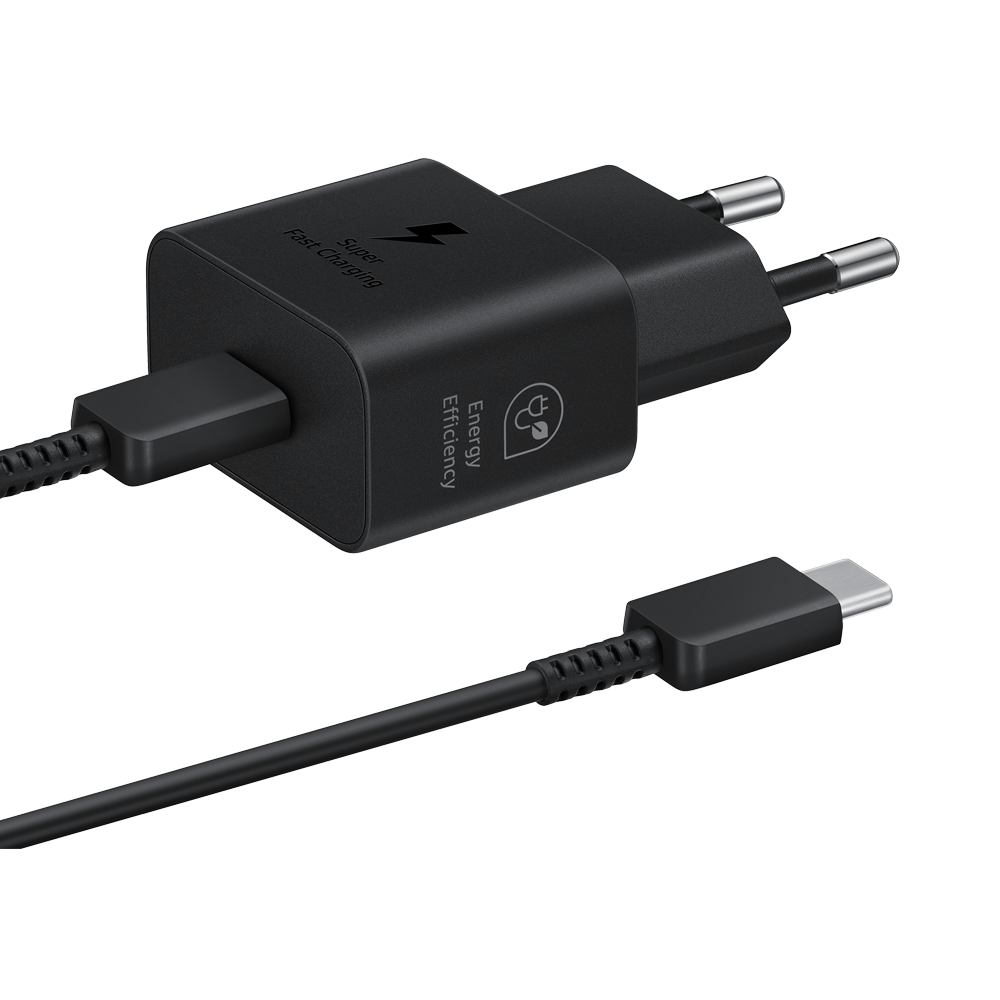 Carregador Samsung Carga Rápida USB-C EP-TA800XBPGBR - 25W