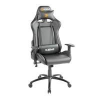 Cadeira Gamer KBM! GAMING Blizzard CG330, Preta, Com Almofadas, Reclinável, Descanso de Braço 2D - KGCG330PT