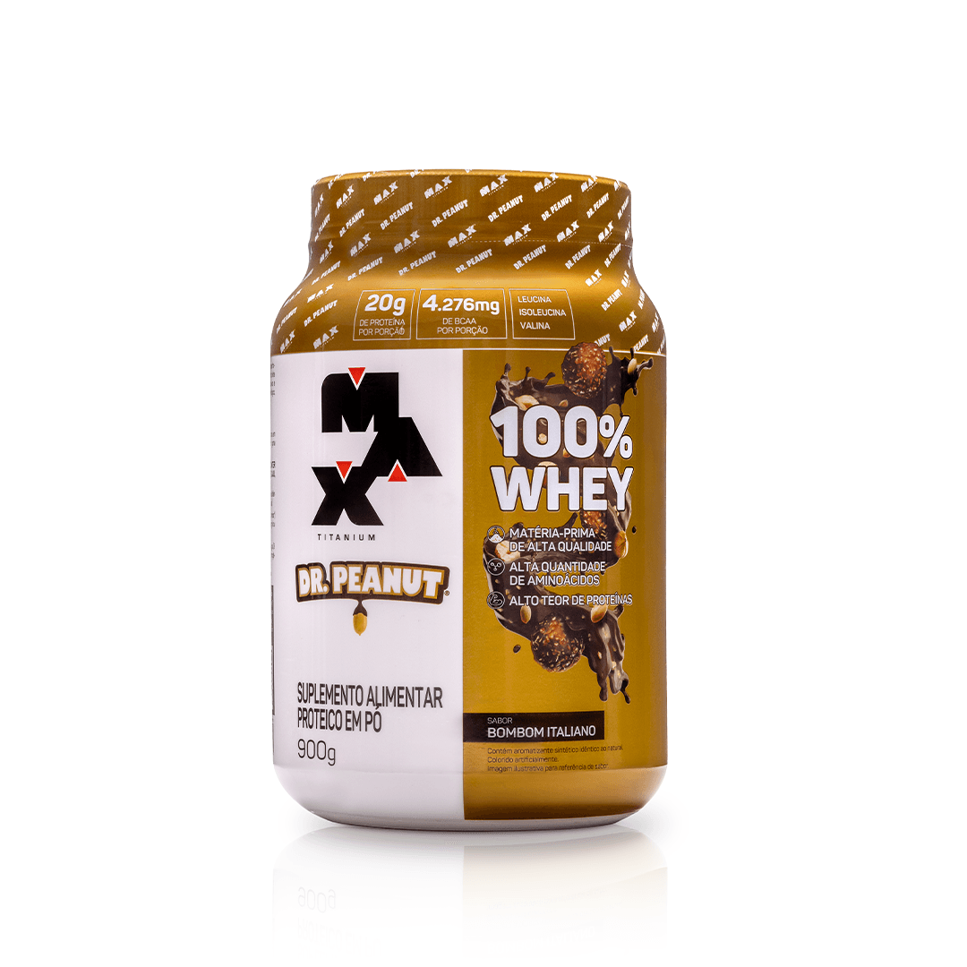 Whey Protein Max Titanium X Dr. Peanut - 900g