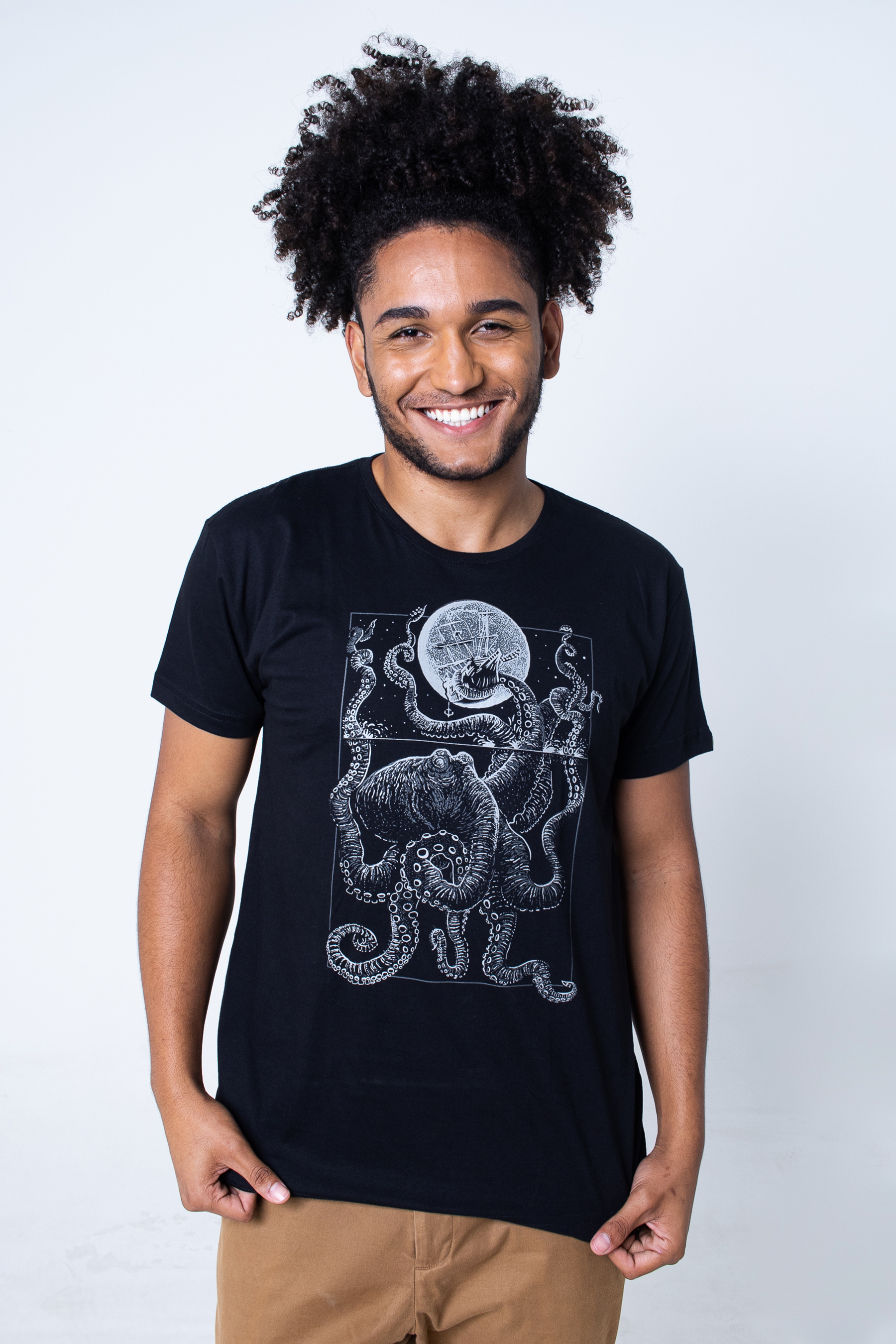 Camiseta Kraken Chico Rei - Unissex