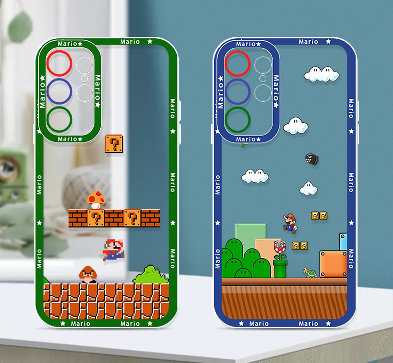 [Com Taxa] Case com desenho do super mario para Samsung Galaxy