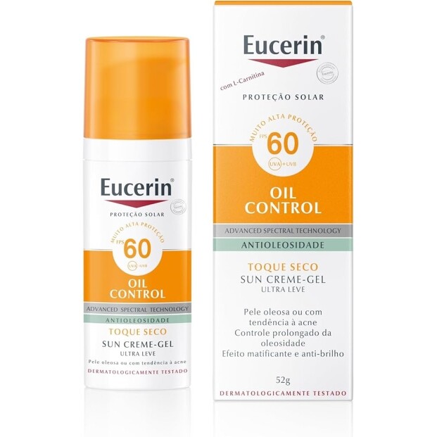 Protetor Solar Facial Eucerin Sun Oil Control FPS 60 50ml