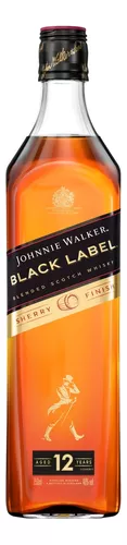 Johnnie Walker black label sherry finish 12 anos whisky escocês 750ml