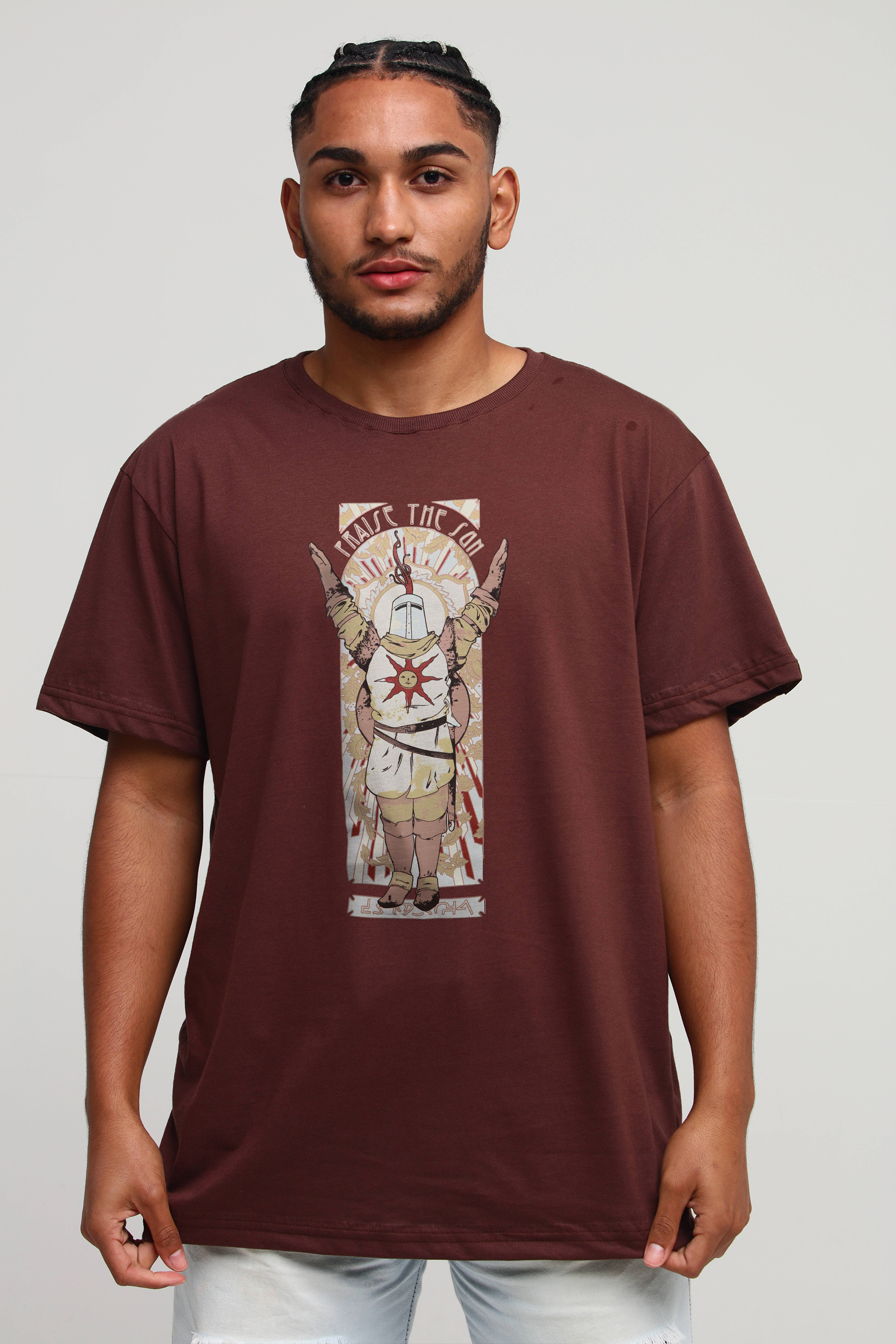 Camiseta Praise The Sun Dark Souls Chico Rei - Unissex