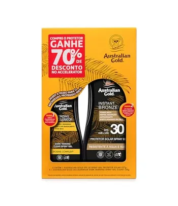 Promopack FPS 30 237ml + Acerador 125ml (70%), Australian Gold