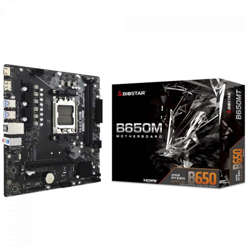 Placa Mãe Biostar B650MT Chipset B650 AMD AM5 MATX DDR5