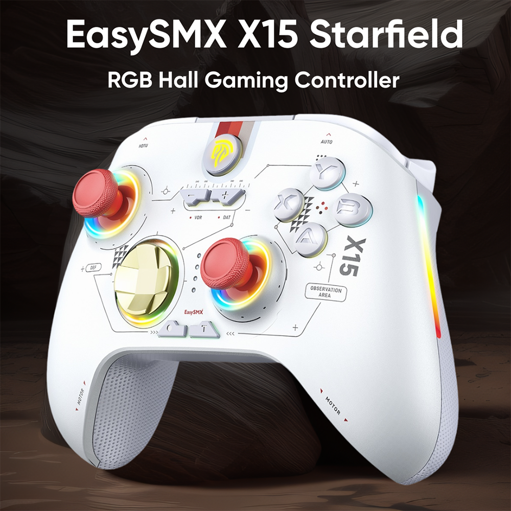 [ Moedas no APP 169 ] Controle EasySMX X15 RGB