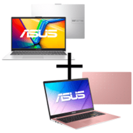 Kit Notebooks Asus Vivobook Go 15 Ryzen 3-7320U 4GB SSD 128GB KeepOS E1504FA-NJ1291 + Vivobook Go 15 Celeron-N4500 4GB eMMC 128GB W11 E510KA-BR833WS