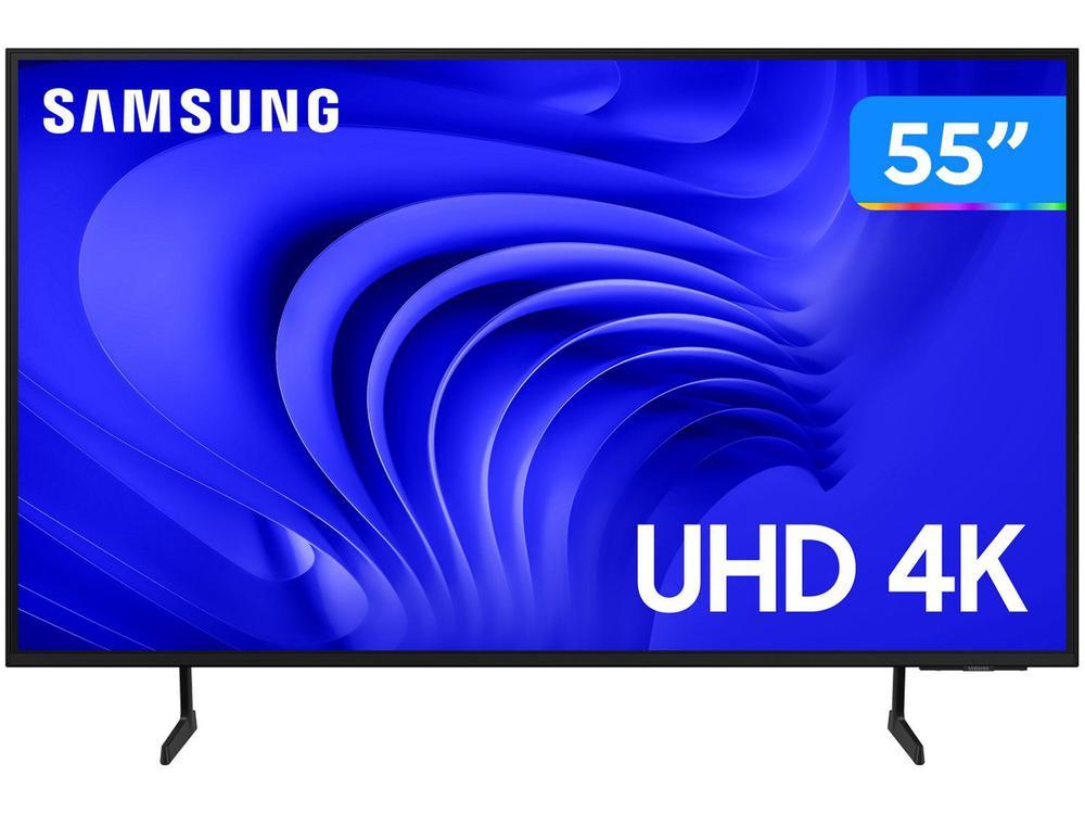 Samsung Smart TV 55 Polegadas 4K 55DU7700 2024, Processador Crystal 4K, Xbox Game Pass, Gaming Hub, AI Energy Mode