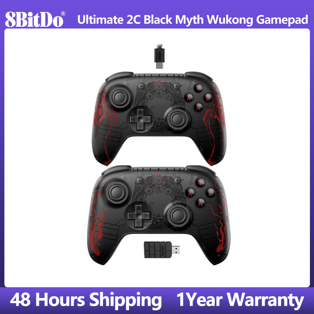 (Moedas) Controle 8BitDo Ultimate 2C Edição Black Myth Wukong