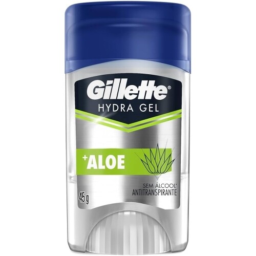 10 Unidades Desodorante Gel Antitranspirante Gillette Hydra Gel Aloe - 45g