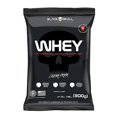 Refil Whey Chocolate 900G, Black Skull