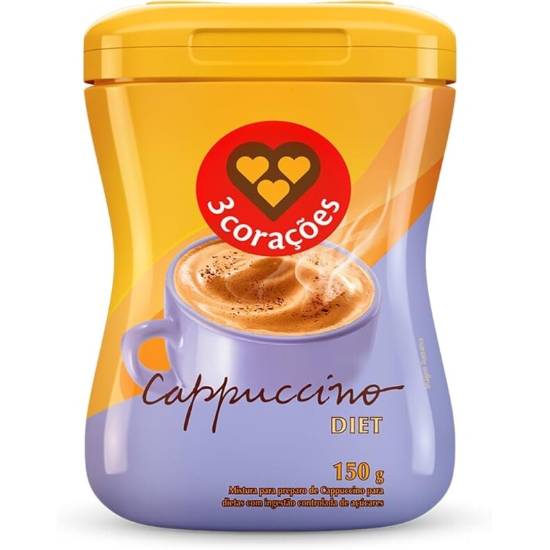 3 Corações Cappuccino Diet 150g