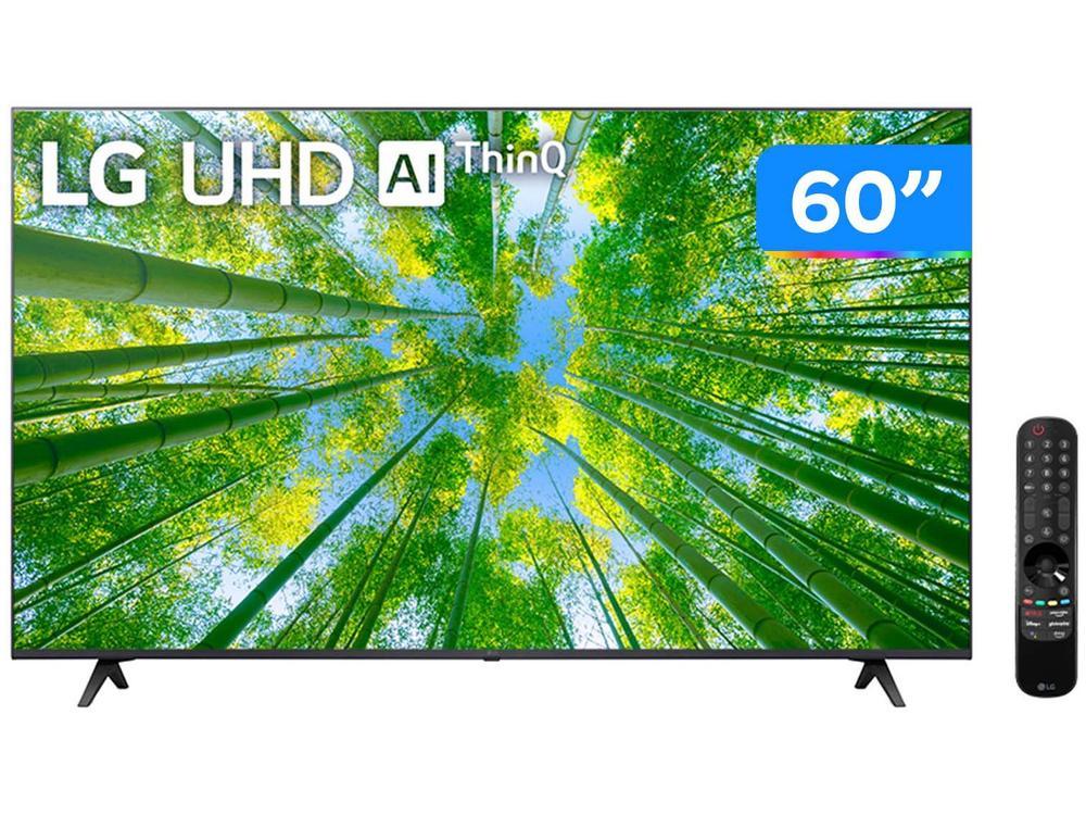 [Magazine Luiza] Smart TV 60” 4K LED LG 60UQ8050 AI Processor