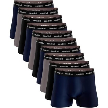 Kit 10 Cuecas Sandrini Boxer Polo 100% Algodão Box Masculinas (G SORTIDAS)