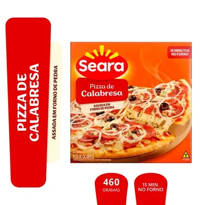 (70% OFF na 2uni) - Pizza de Calabresa Seara 460g