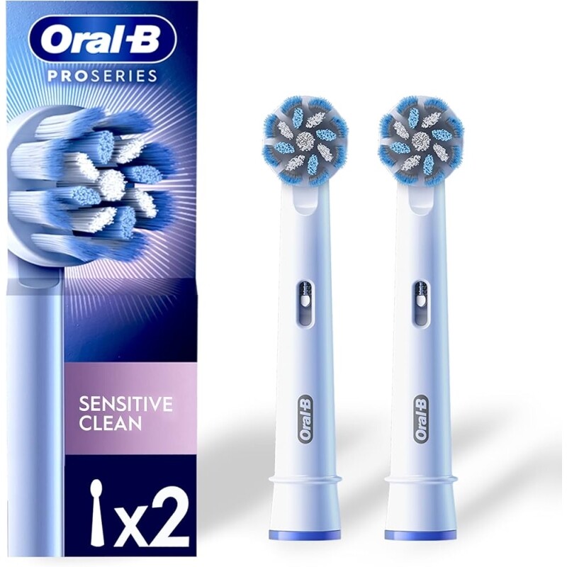 Refil para Escova de Dentes Elétrica Oral-B PRO SERIES Sensitive Clean 2 Unidades