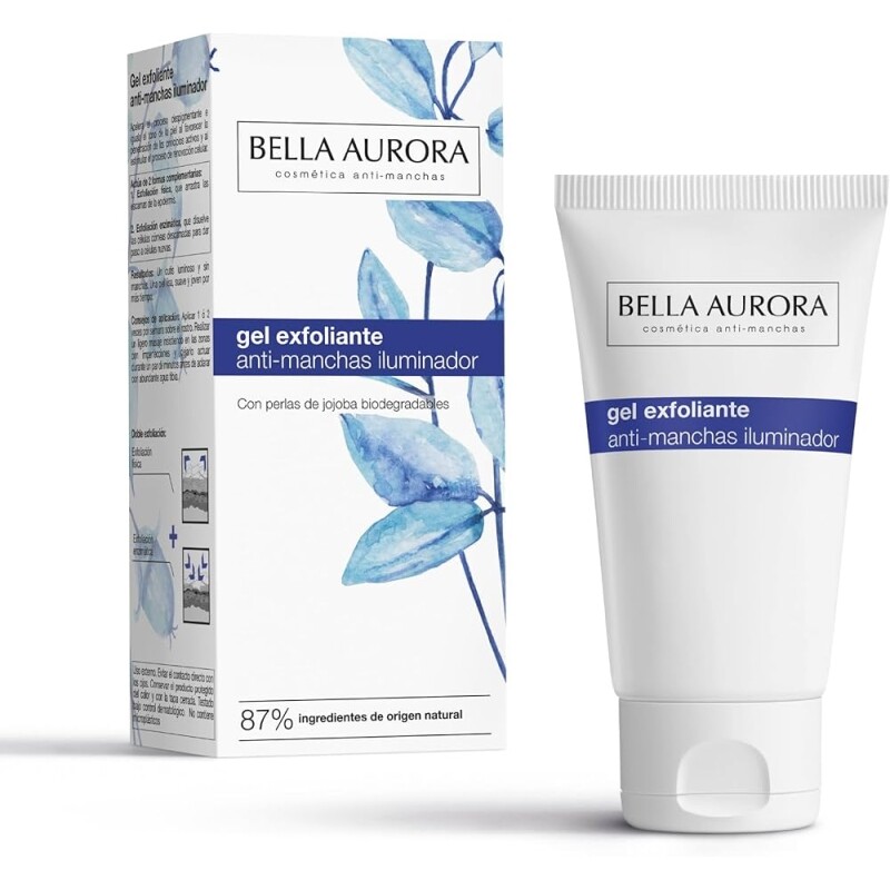 Bella Aurora - Gel Esfoliante Facial Clareador Anti-Manchas Escuras para Todos os Tipos de Pele