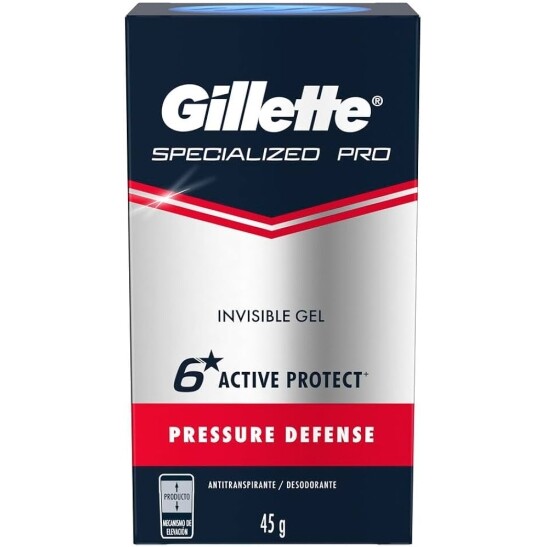 Desodorante Gel Antitranspirante Gillette Clinical Pressure Defense - 45g