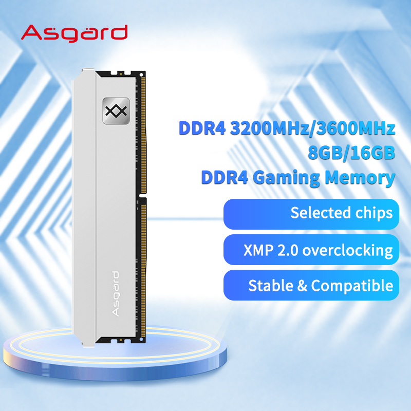 Memória Asgard DDR4 8GBx2 16GBx2 32GB 3200MHz 3600MHZ ram DDR4 para PC desktop