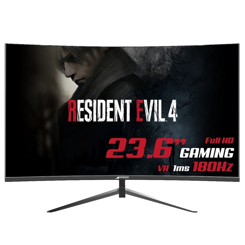 Monitor Gamer SuperFrame Precision 23.6" Curvo FHD 1ms 180Hz HDMI/DP - SFP2415